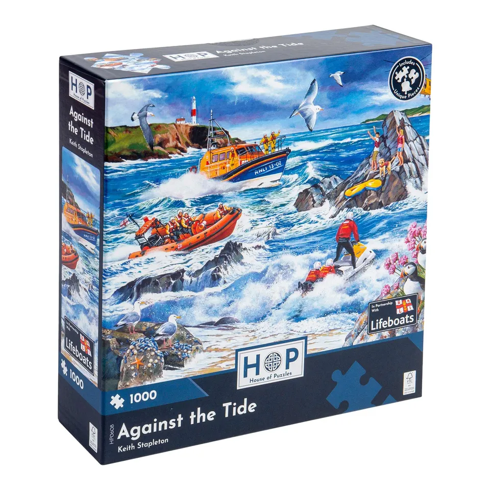 house-of-puzzles-against-the-tide-puzzle-1000-pi-ces-bord-de-mer image 1