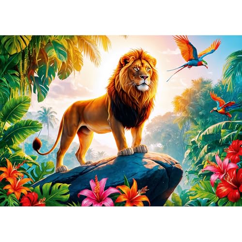trefl-red-roi-de-la-jungle-puzzle-200-pi-ces-lion image 8