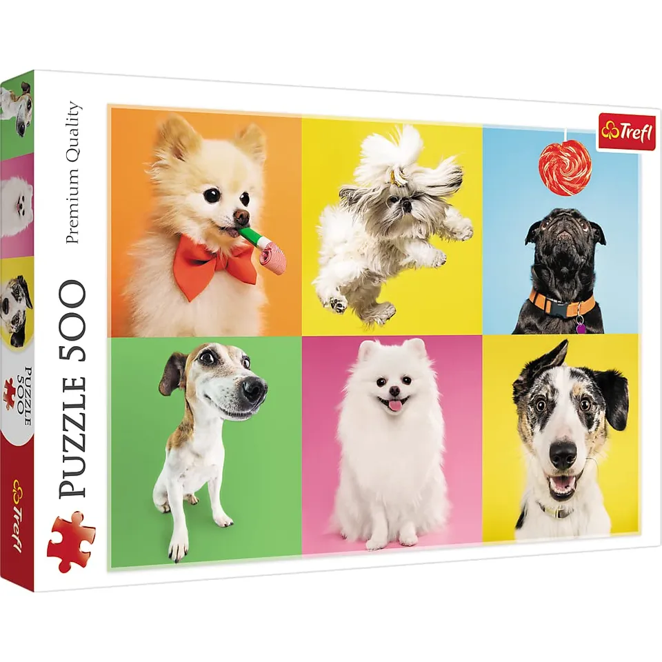 trefl-red-dogs-puzzle-500-pi-ces-motif-chiens image 1