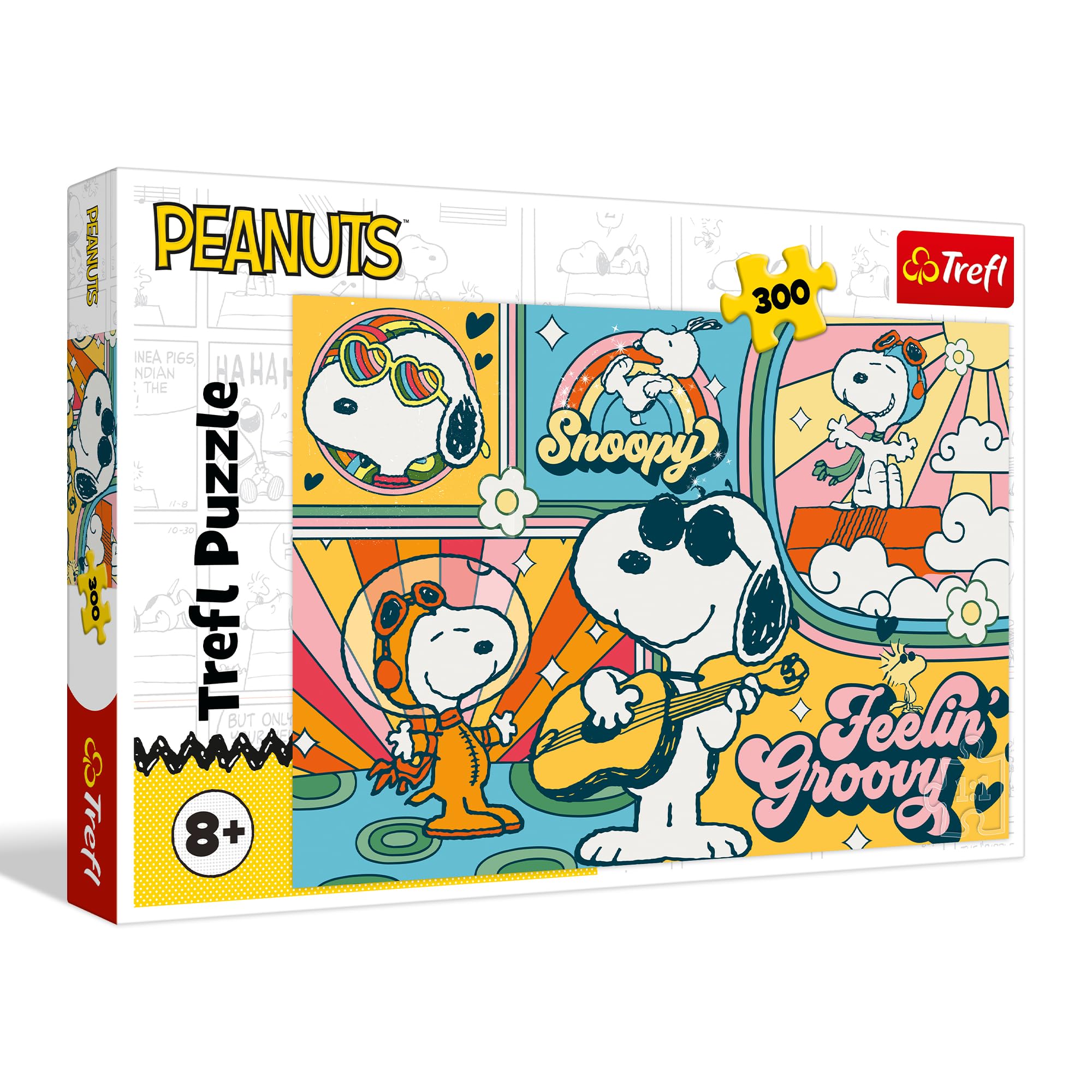 trefl-red-peanuts-puzzle-300-pi-ces-snoopy-enfant image 1