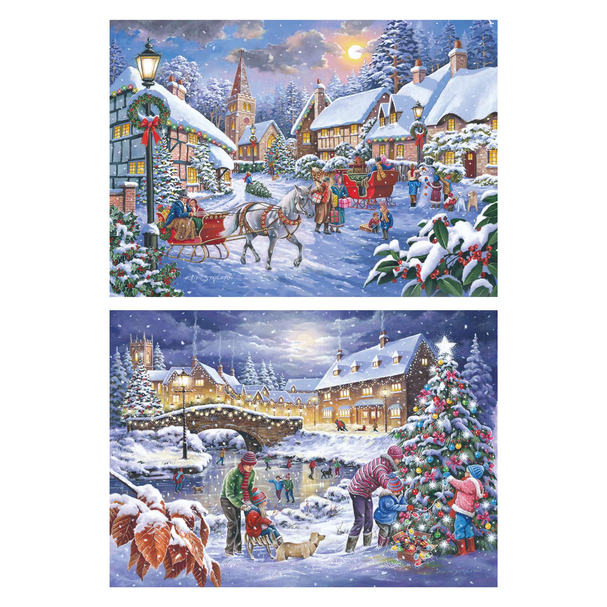 house-of-puzzles-christmas-is-coming-2x-big-500-puzzle-no-l-500-pi-ces image 2