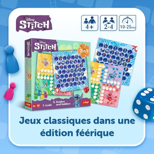 trefl-red-ludo-serpents-chelles-lilo-stitch-jeu-2-en-1 image 7