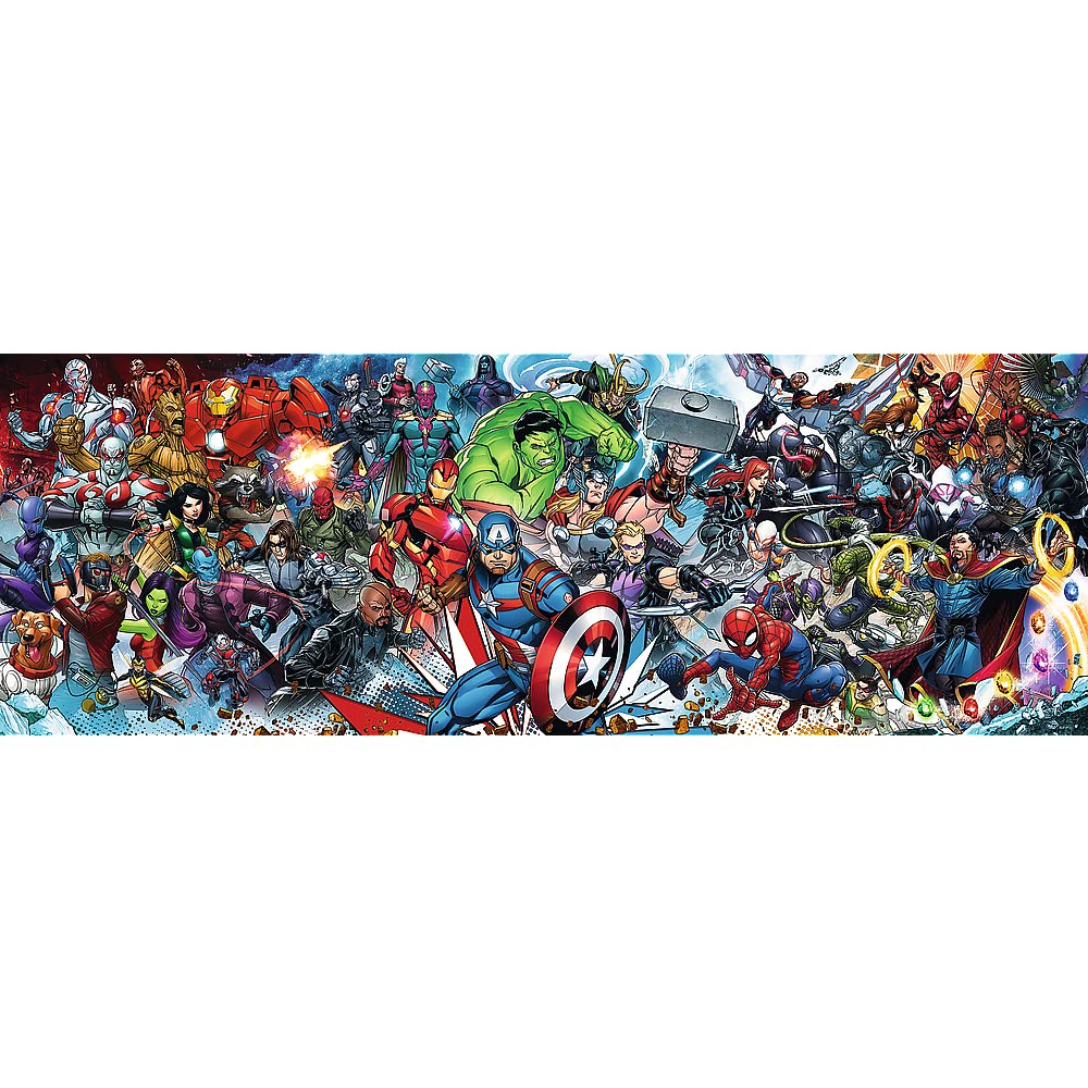 trefl-red-marvel-puzzle-panoramique-1000-pi-ces-97-cm image 2