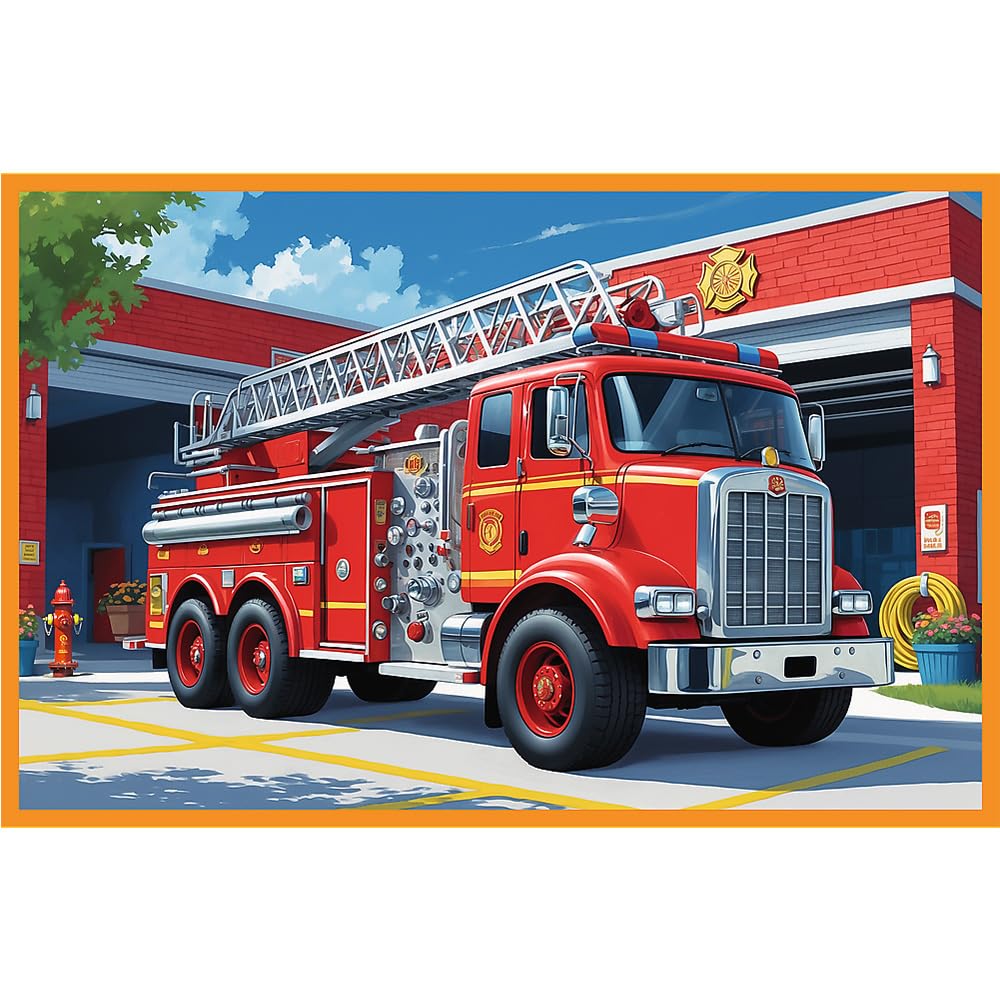 trefl-treflik-family-puzzle-2-en-1-pompiers-2x24-pi-ces image 3