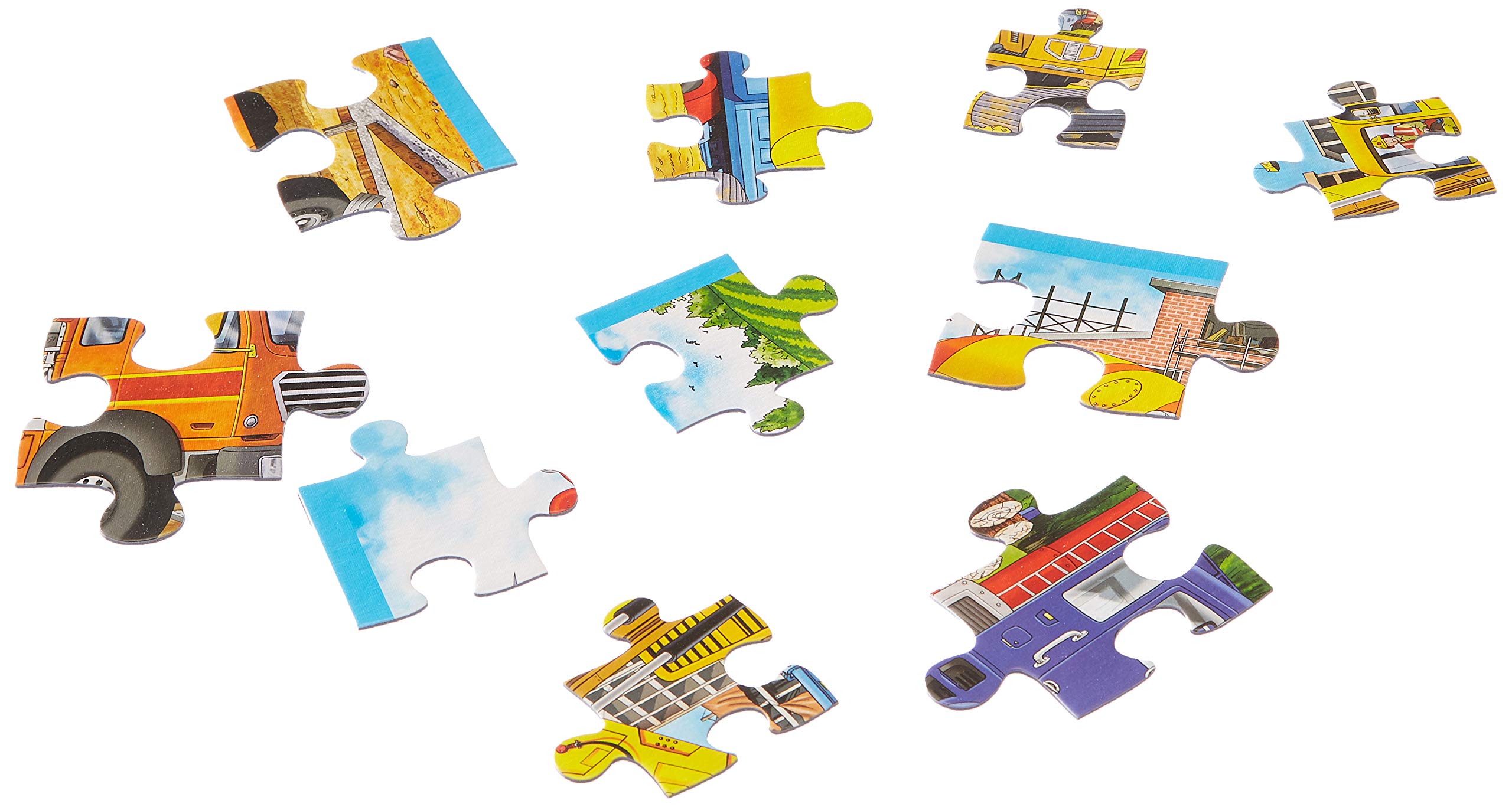 trefl-red-engins-de-chantier-puzzle-4-jeux-12-24-pi-ces image 3