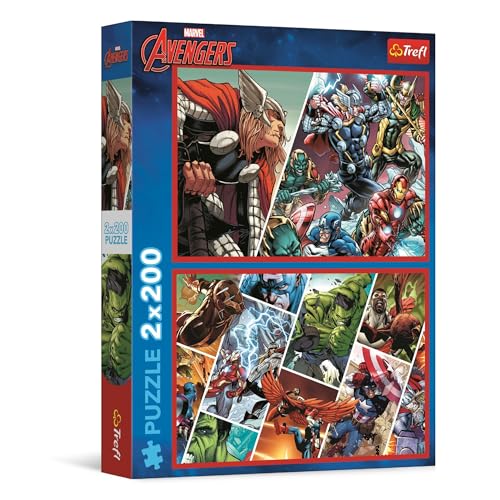 trefl-red-avengers-puzzle-2x200-p-d-fenseurs-du-monde-ado image 8