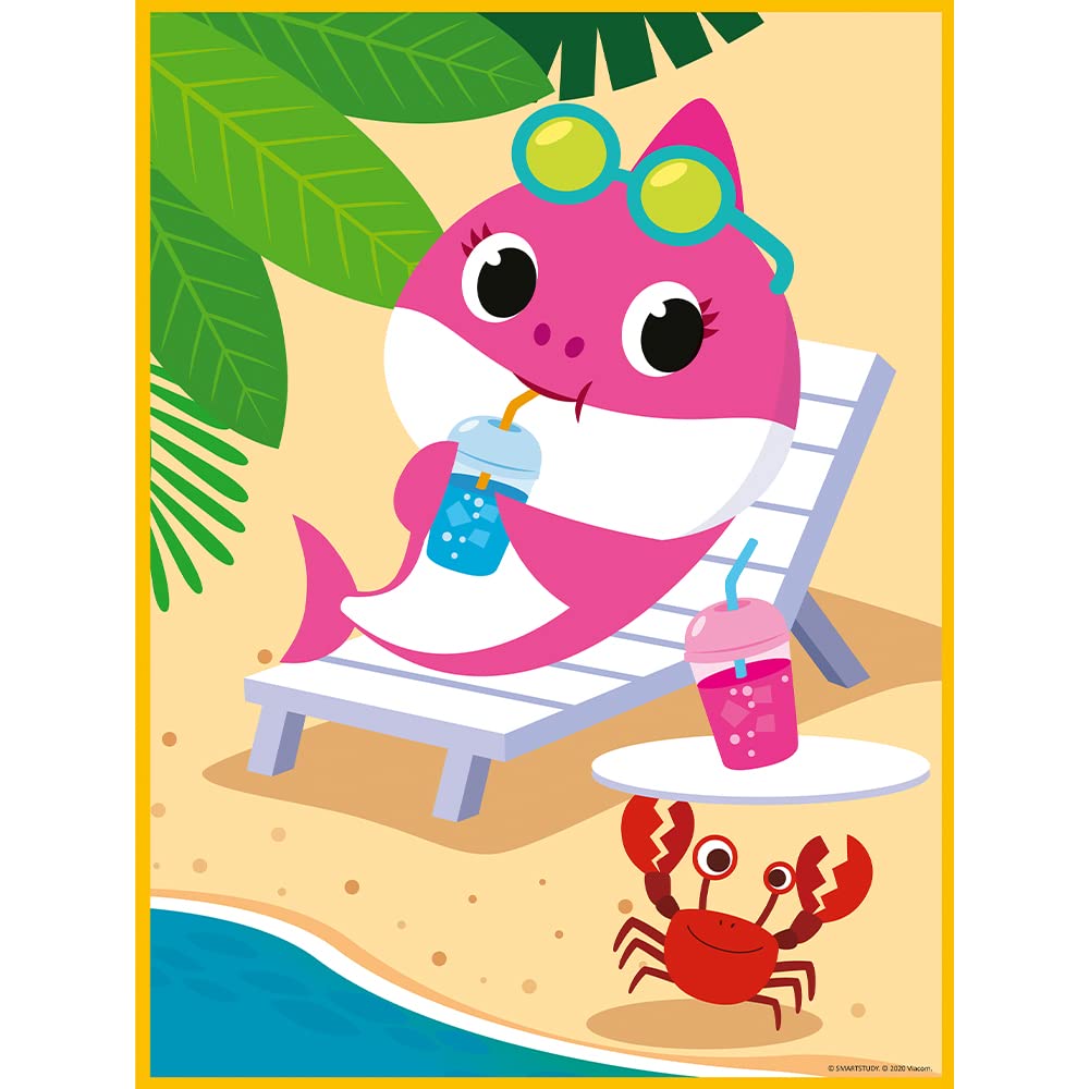 trefl-baby-primo-baby-maxi-2x10-puzzle-baby-shark-2-ans image 5