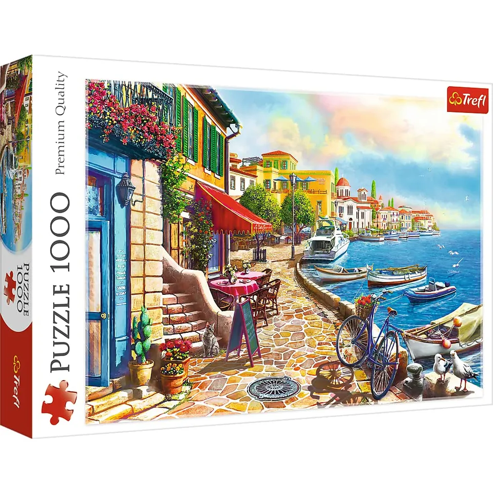trefl-premium-plus-promenade-en-mer-puzzle-1000-pi-ces-plage image 1