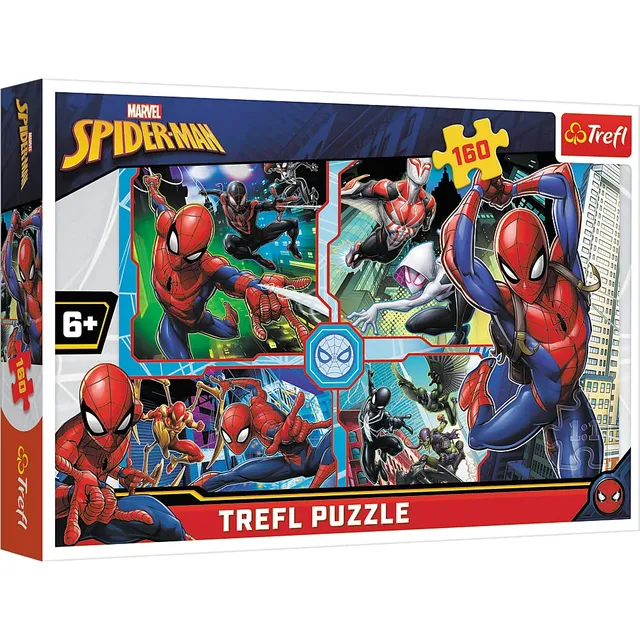 trefl-red-spiderman-puzzle-160-pi-ces-marvel-6-ans image 1