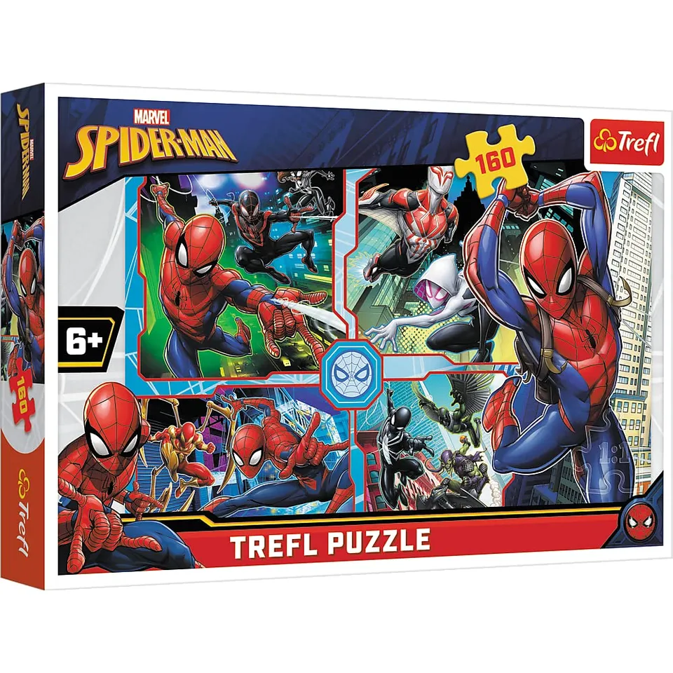 trefl-red-spiderman-puzzle-160-pi-ces-marvel-6-ans image 1
