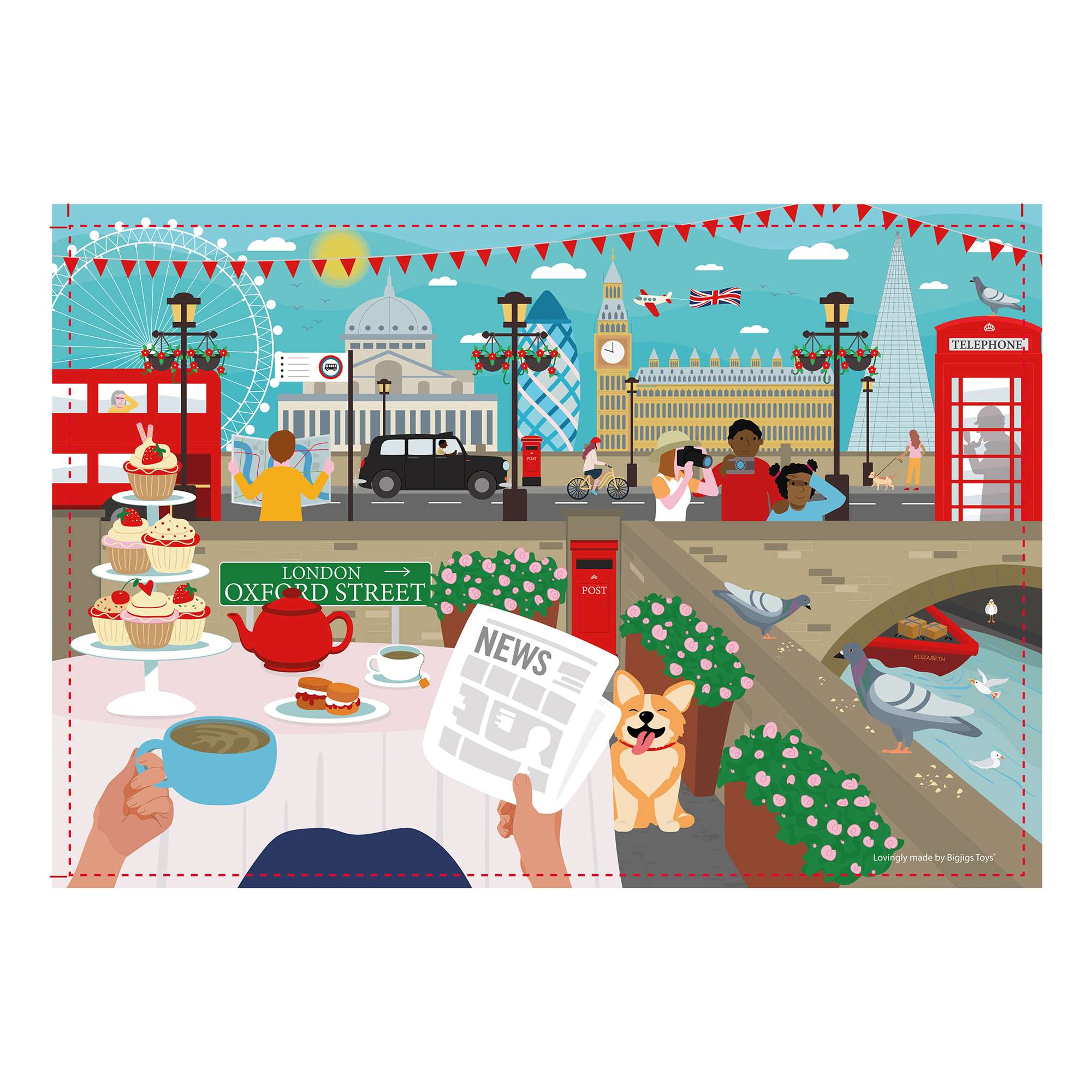 house-of-puzzles-mini-london-life-puzzle-150-pi-ces-tube-voyage image 2