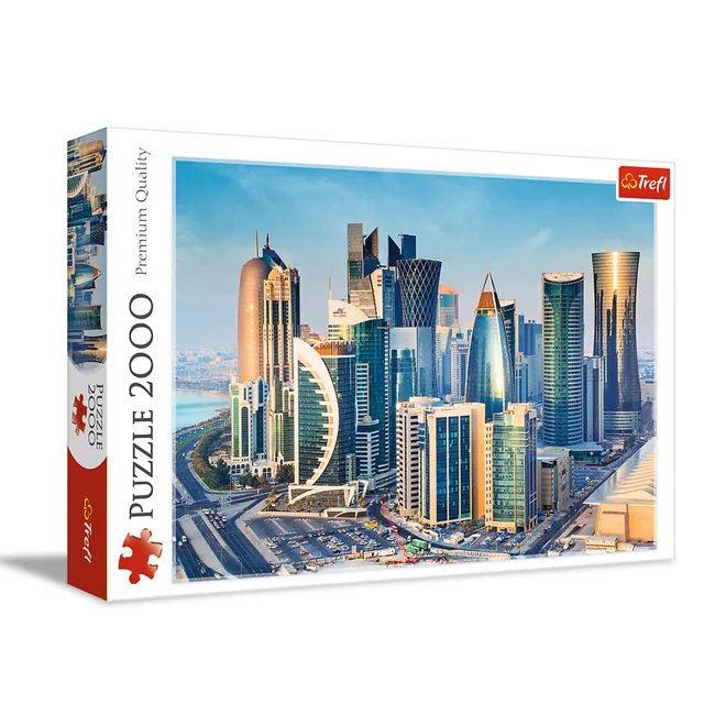 trefl-red-doha-capital-du-qatar-puzzle-2000-pi-ces image 1