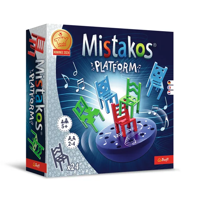 trefl-red-mistakos-platform-jeu-d-adresse-1-4-joueurs-5-ans image 1