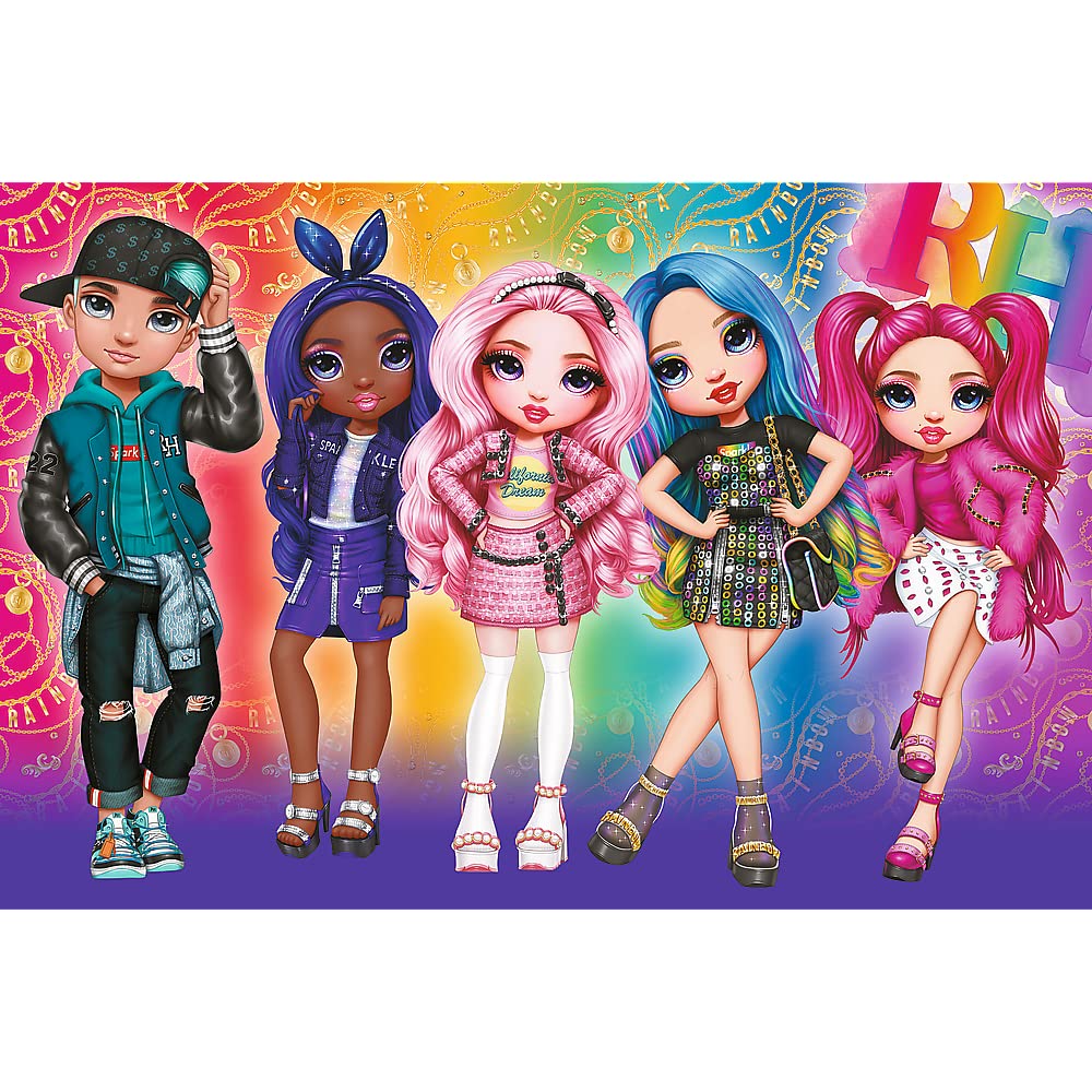 trefl-junior-rainbow-high-puzzle-104-xl-super-shape image 2