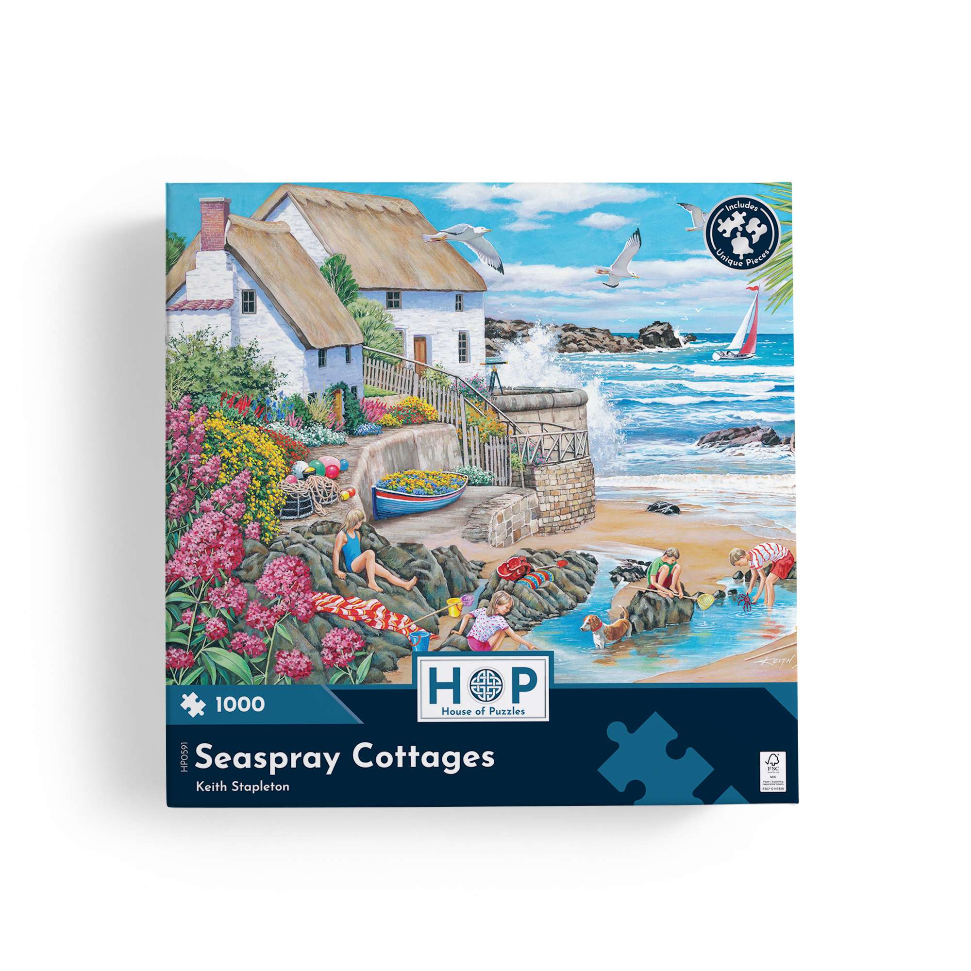 house-of-puzzles-seaspray-cottages-puzzle-1000-pi-ces-bord-de-mer image 4