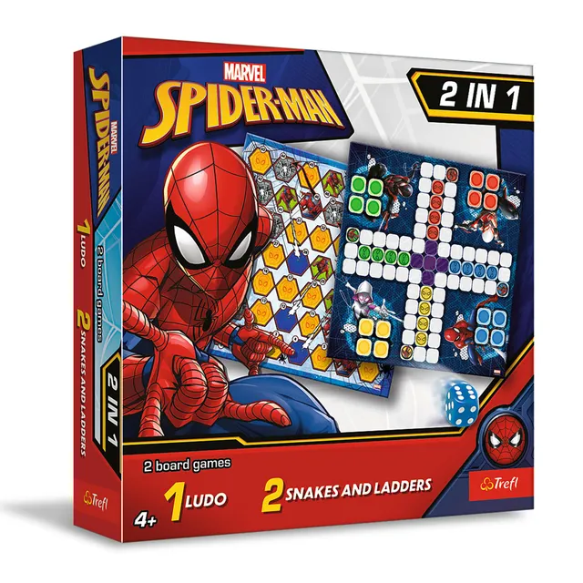 trefl-red-spider-man-jeu-2-en-1-ludo-4-ans image 1