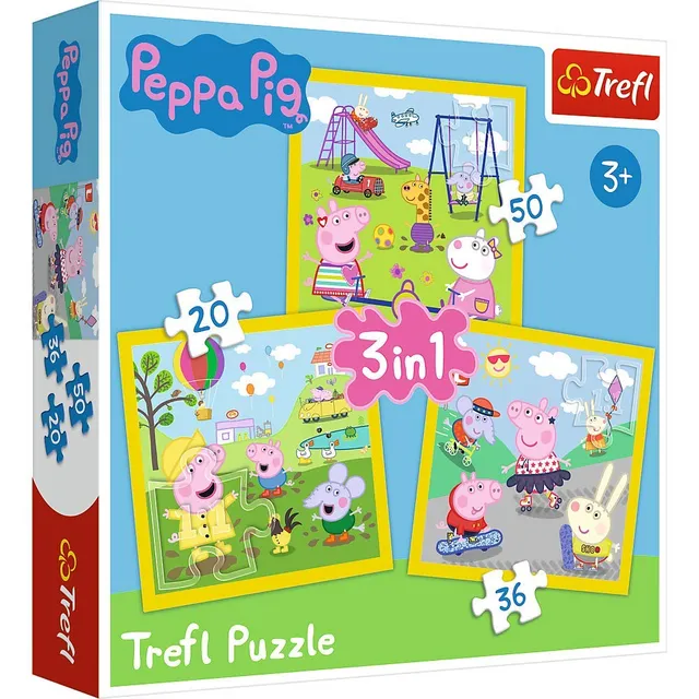 trefl-red-peppa-pig-puzzles-3-sets-enfant-d-s-3-ans image 1