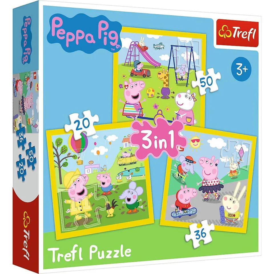 trefl-red-peppa-pig-puzzles-3-sets-enfant-d-s-3-ans image 1