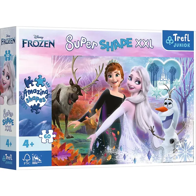 trefl-junior-frozen-puzzle-60-xxl-super-shape-s-urs-danseuses image 1
