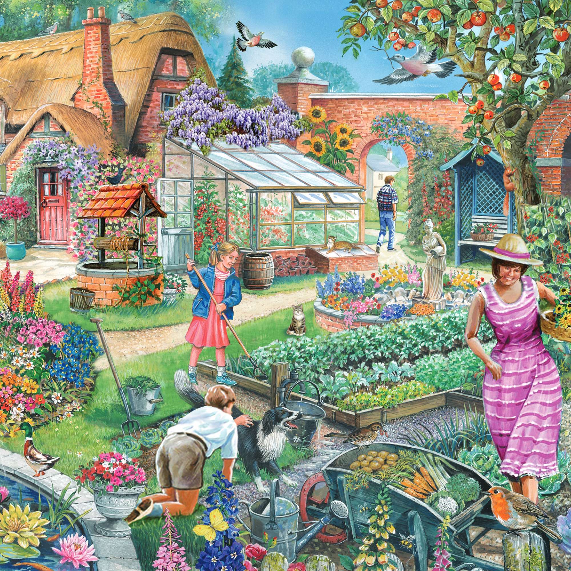 house-of-puzzles-no-29-puzzle-pretty-potager-1000-pi-ces-jardin image 3