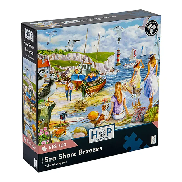 house-of-puzzles-sea-shore-breezes-puzzle-big-500-mer image 1