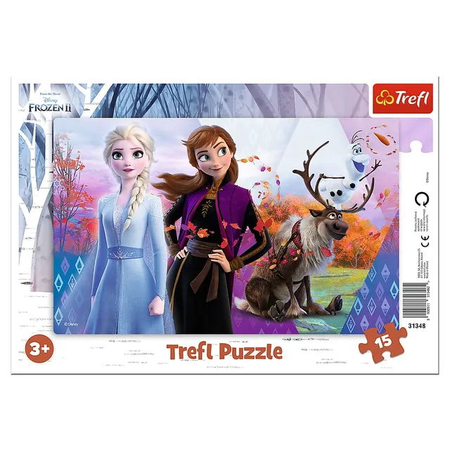 trefl-disney-reine-des-neiges-2-puzzle-cadre-15-pi-ces image 1