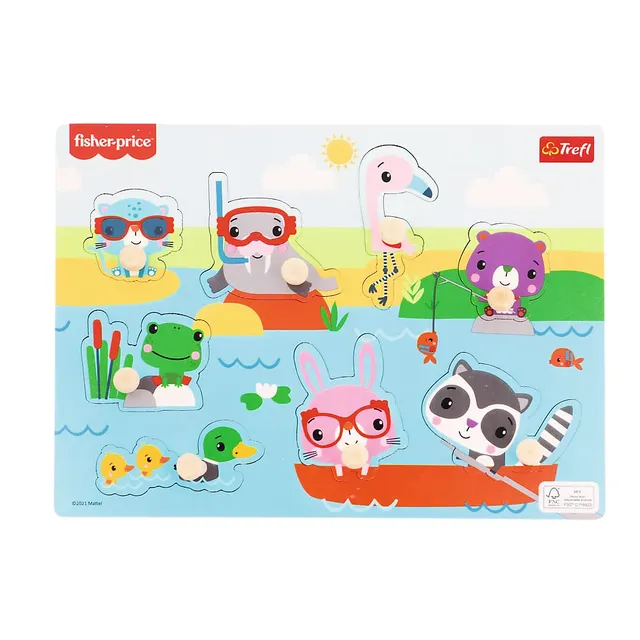 trefl-wood-craft-puzzle-bois-au-bord-de-l-eau-18-mois image 1