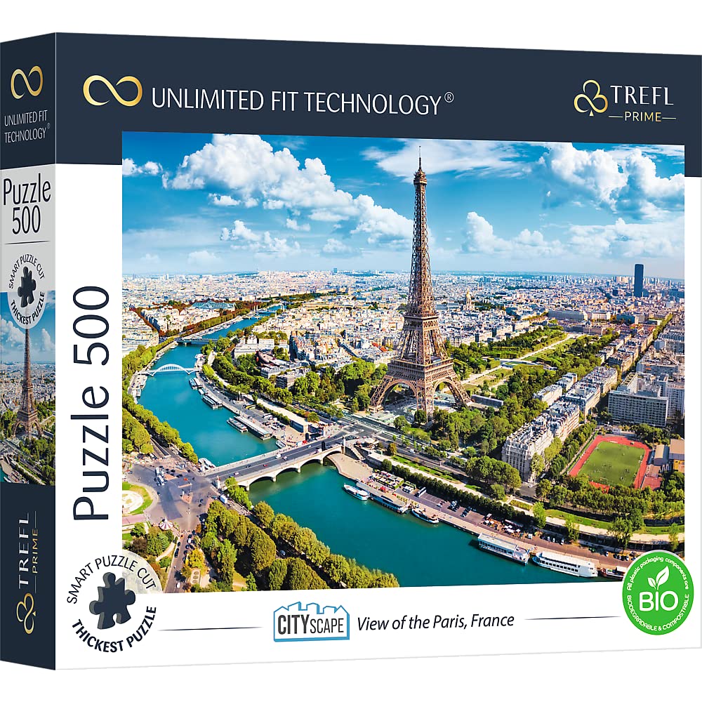 trefl-prime-uft-cityscape-paris-puzzle-500-pi-ces-adulte image 1