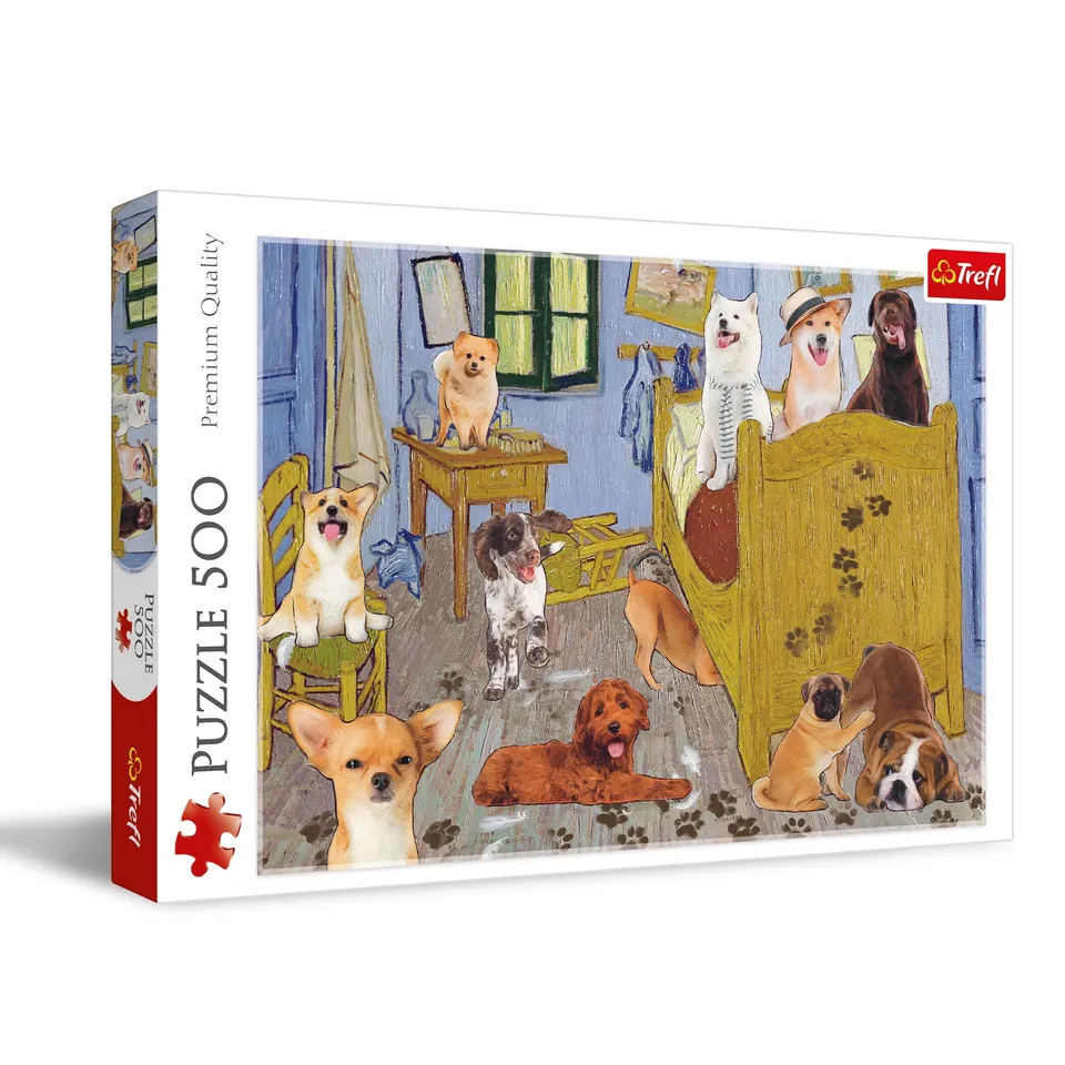 trefl-red-puzzle-500-pi-ces-van-gogh-chiens-10-ans image 1