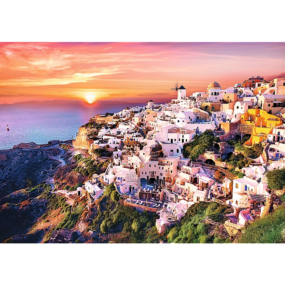 trefl-red-10435-santorini-puzzle-1000-pi-ces-paysage image 2