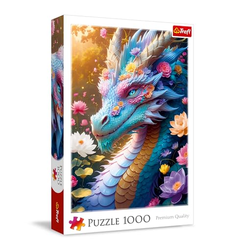 trefl-red-dragon-color-puzzle-1000-pi-ces-floral image 8