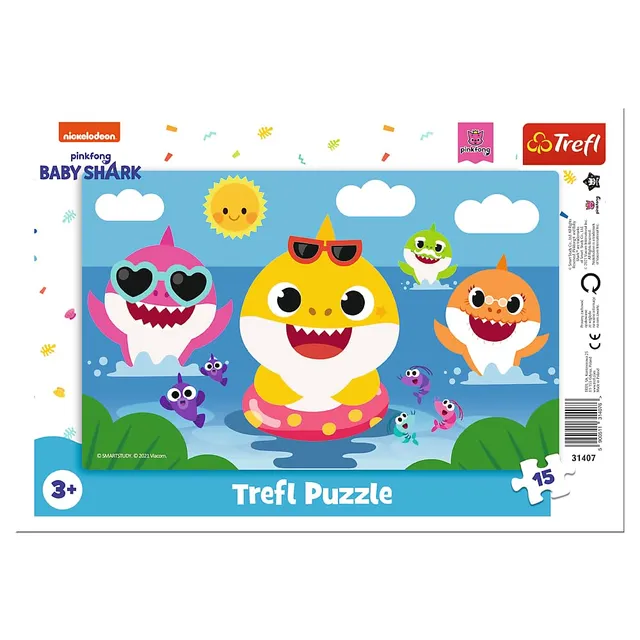 trefl-baby-puzzle-15-pieces-baby-shark-requins image 1