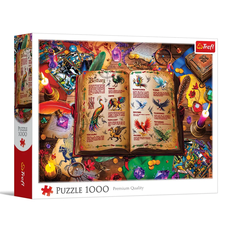 trefl-red-atlas-des-oiseaux-fantastiques-puzzle-1000-pi-ces-livre image 1