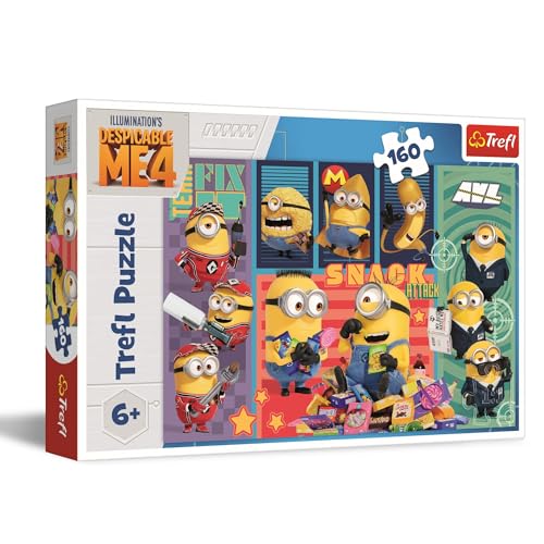 trefl-red-moi-moche-et-m-chant-4-puzzle-160-pi-ces-minions-6-ans image 6