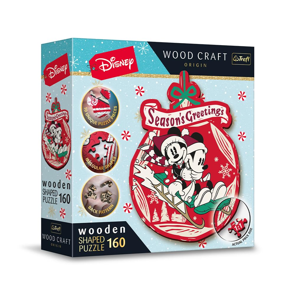 trefl-wood-craft-mickey-mouse-puzzle-bois-contour-160-pi-ces image 2