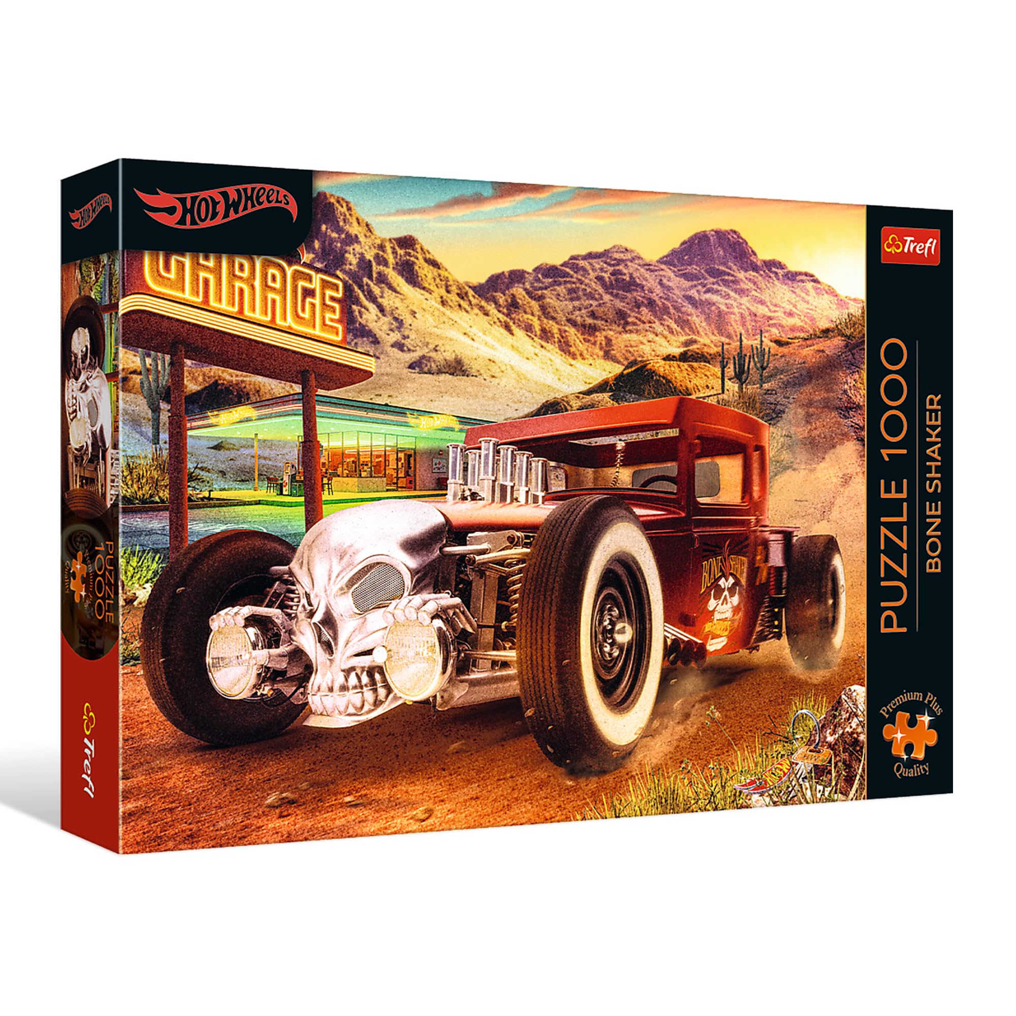 trefl-premium-plus-hot-wheels-bone-shaker-puzzle-1000-pieces image 1