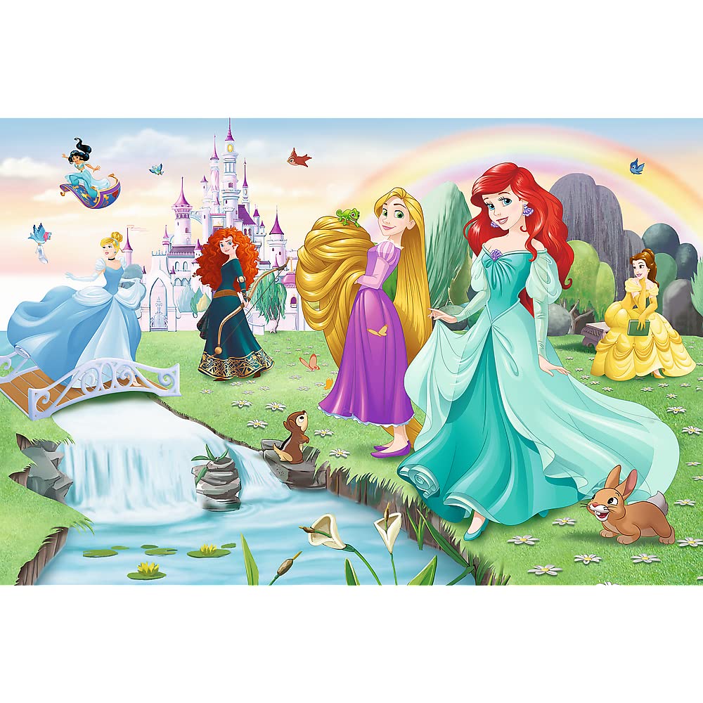 trefl-red-disney-princess-puzzle-60-pi-ces-rencontre-princesses-4-ans image 2