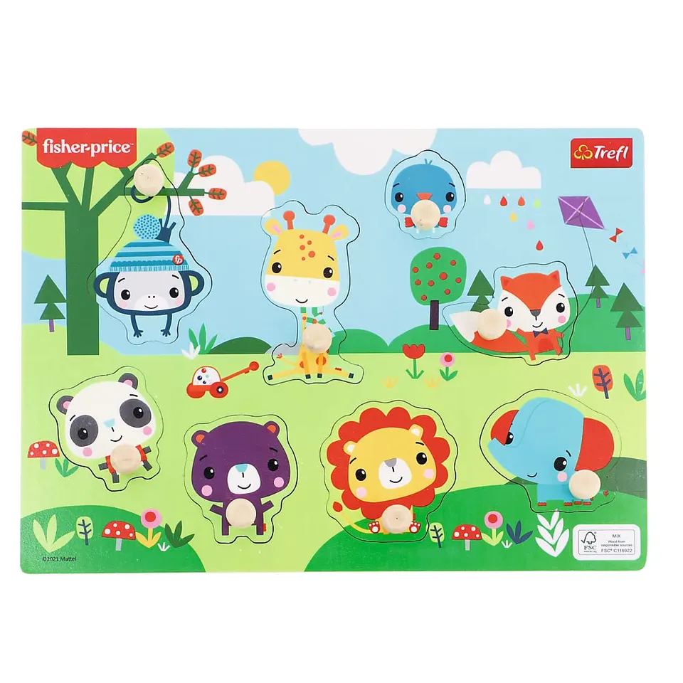 trefl-wood-craft-puzzle-bois-dans-la-for-t-18-mois image 1