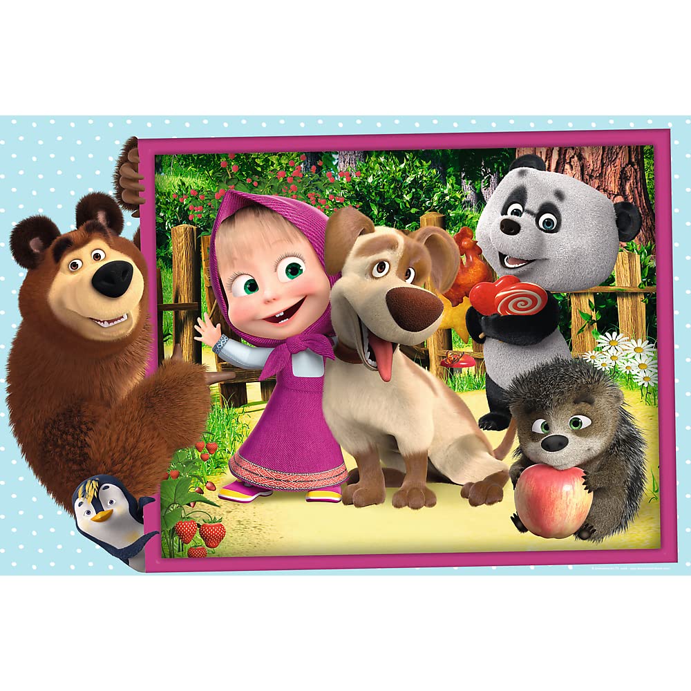 trefl-red-masha-et-l-ours-puzzle-24-maxi-3-ans image 2