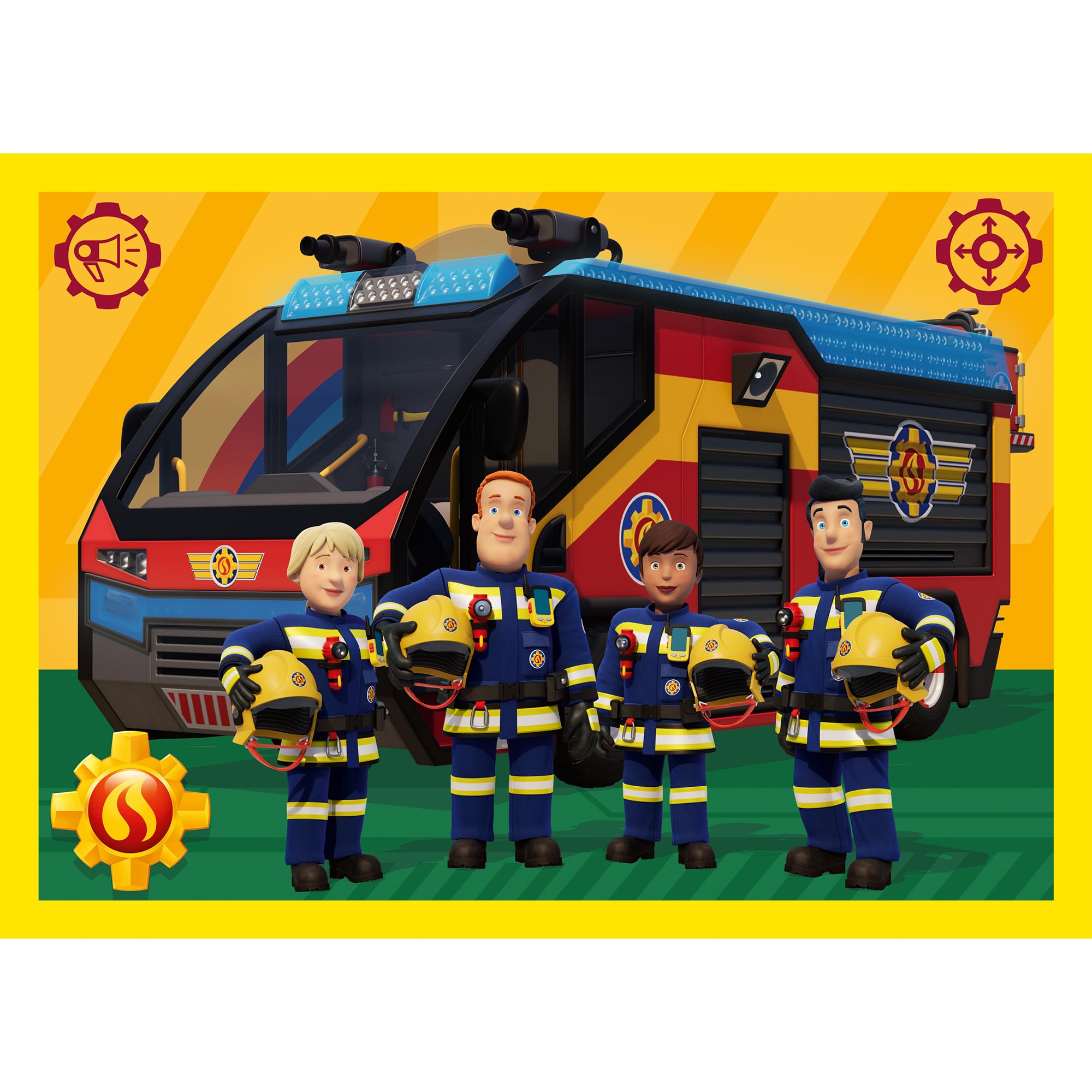 trefl-red-sam-le-pompier-puzzle-4-en-1-enfant-4-ans image 5