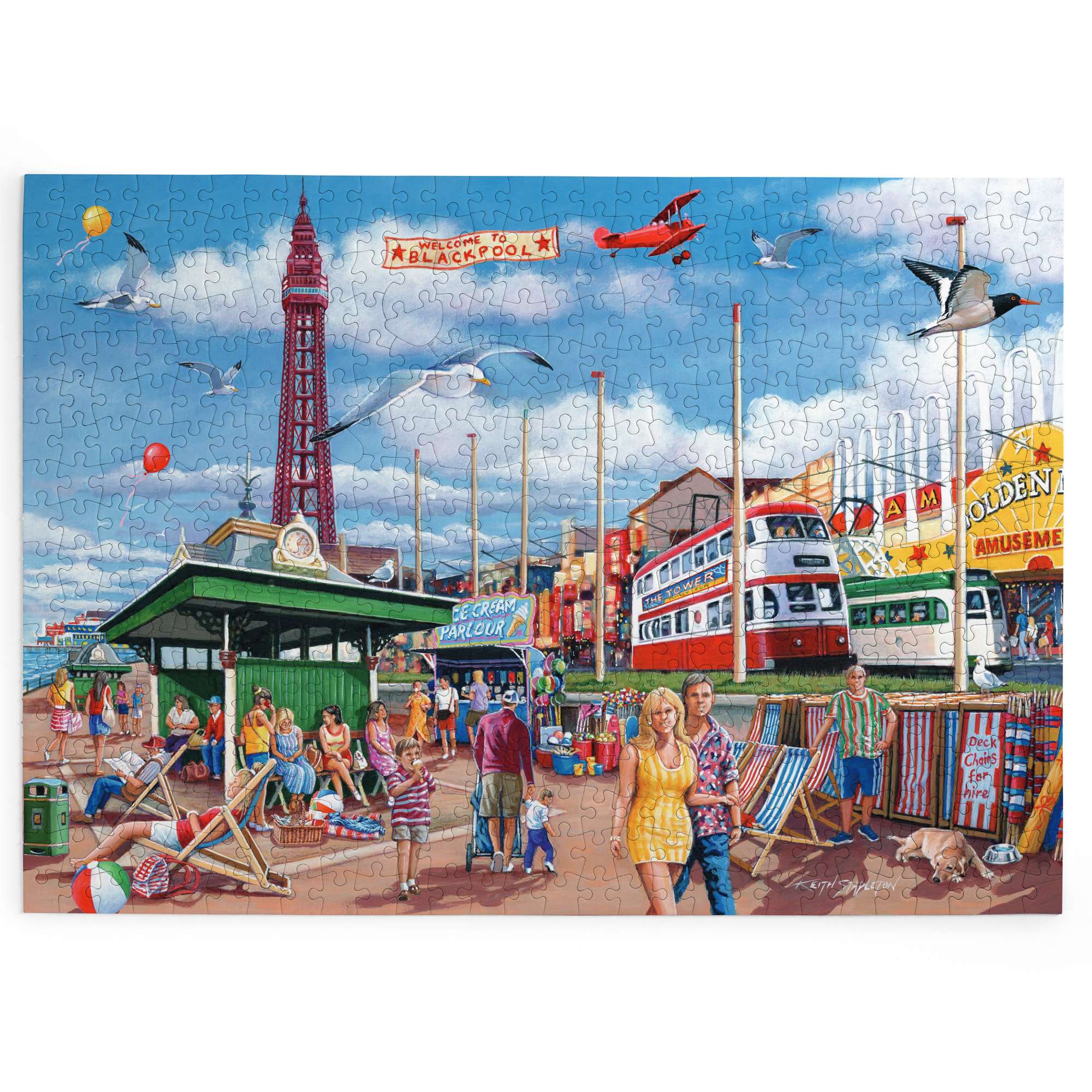 house-of-puzzles-blackpool-promenade-puzzle-500-pi-ces-mer image 2