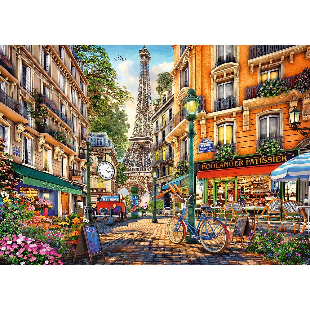 trefl-red-un-apr-s-midi-paris-puzzle-2000-pi-ces-tour-eiffel image 2