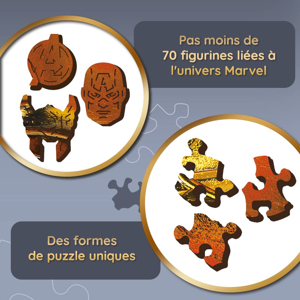 trefl-wood-craft-marvel-avengers-puzzle-bois-500-5-pi-ces-gant image 4