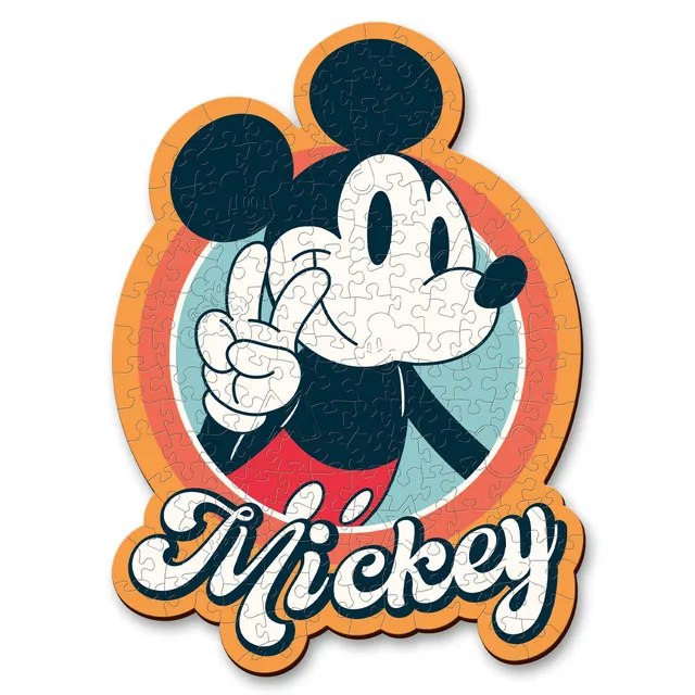 trefl-wood-craft-mickey-puzzle-bois-contour-160-pi-ces image 1