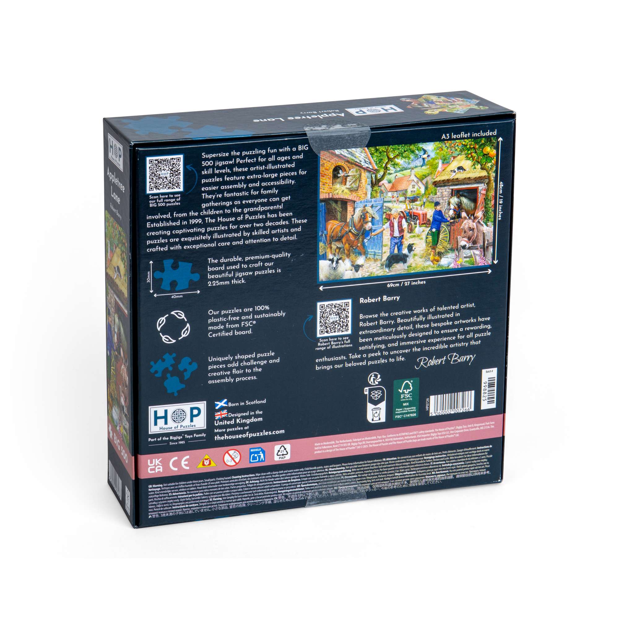 house-of-puzzles-appletree-lane-puzzle-big-500-pi-ces-ferme image 3