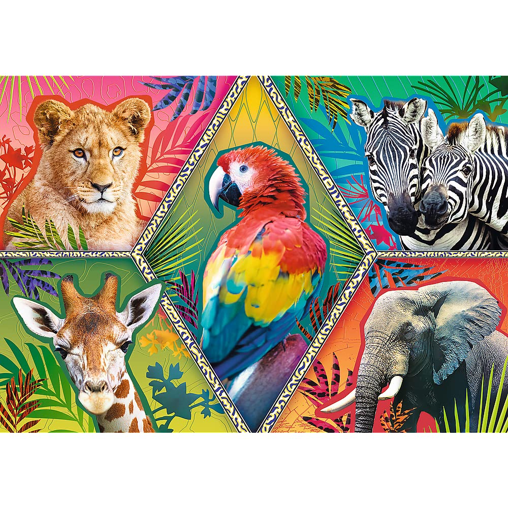 trefl-red-animaux-exotiques-puzzle-1000-pi-ces-animaux-du-monde image 2