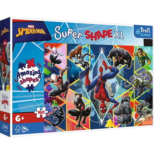 trefl-red-160-xl-super-shape-puzzle-spider-man-160-pi-ces image 8