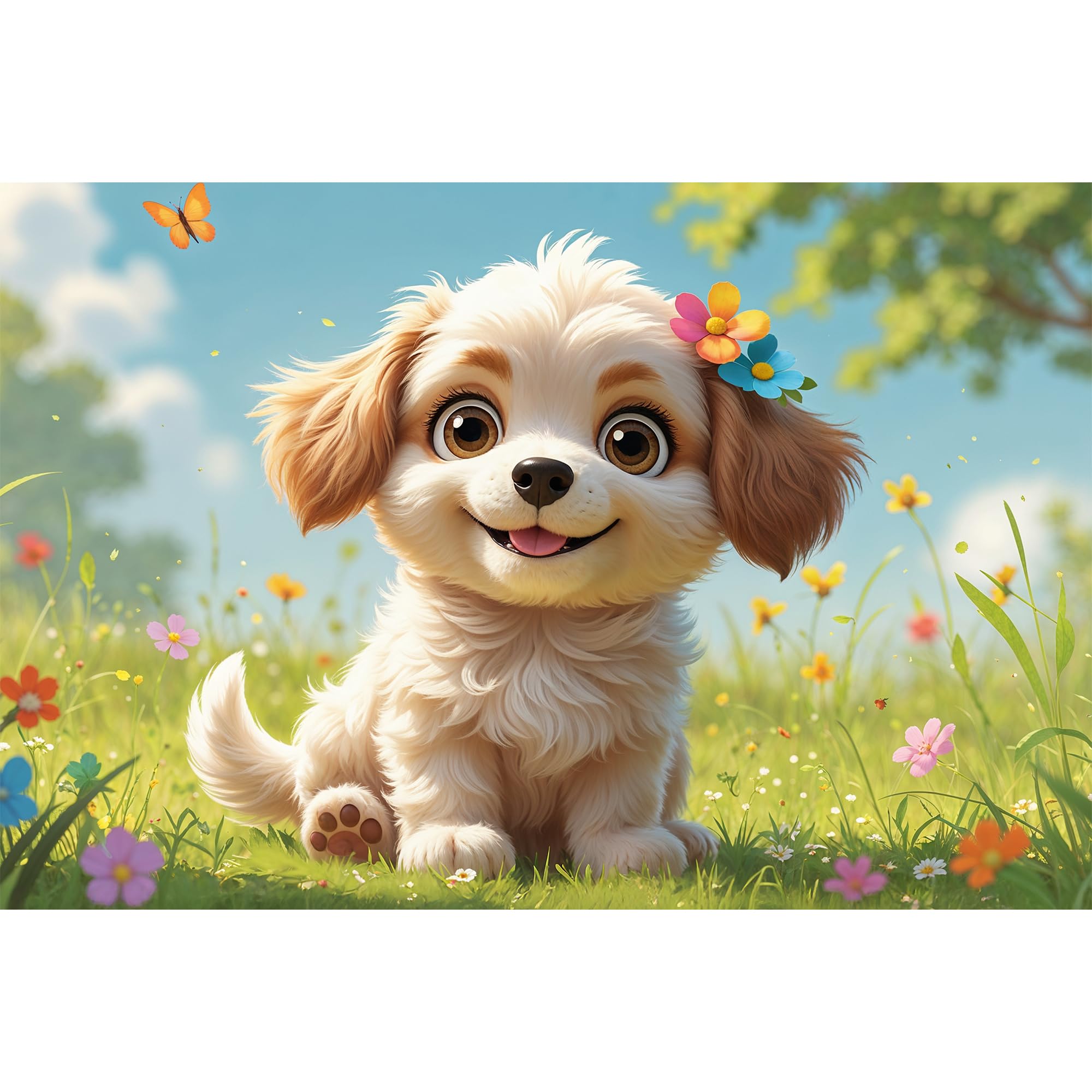 trefl-treflik-family-puppy-puzzle-chiot-60-pi-ces-4-ans image 2
