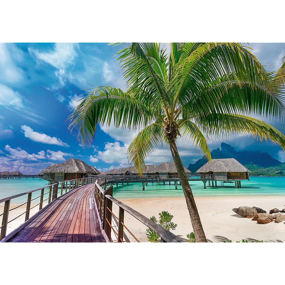 trefl-prime-puzzle-1000-pi-ces-uft-plage-bora-bora image 2