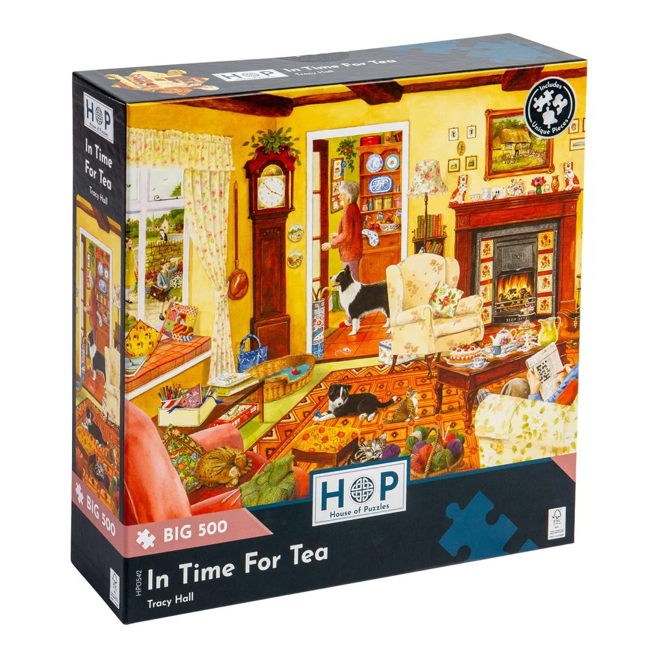 house-of-puzzles-big-500-in-time-for-tea-puzzle-500-pi-ces-tracy-hall image 1